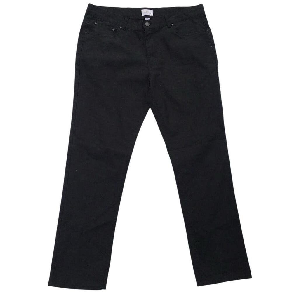 CRAFT + FLOW Men's Slim Fit Stretch Jeans Black 34x30 Denim